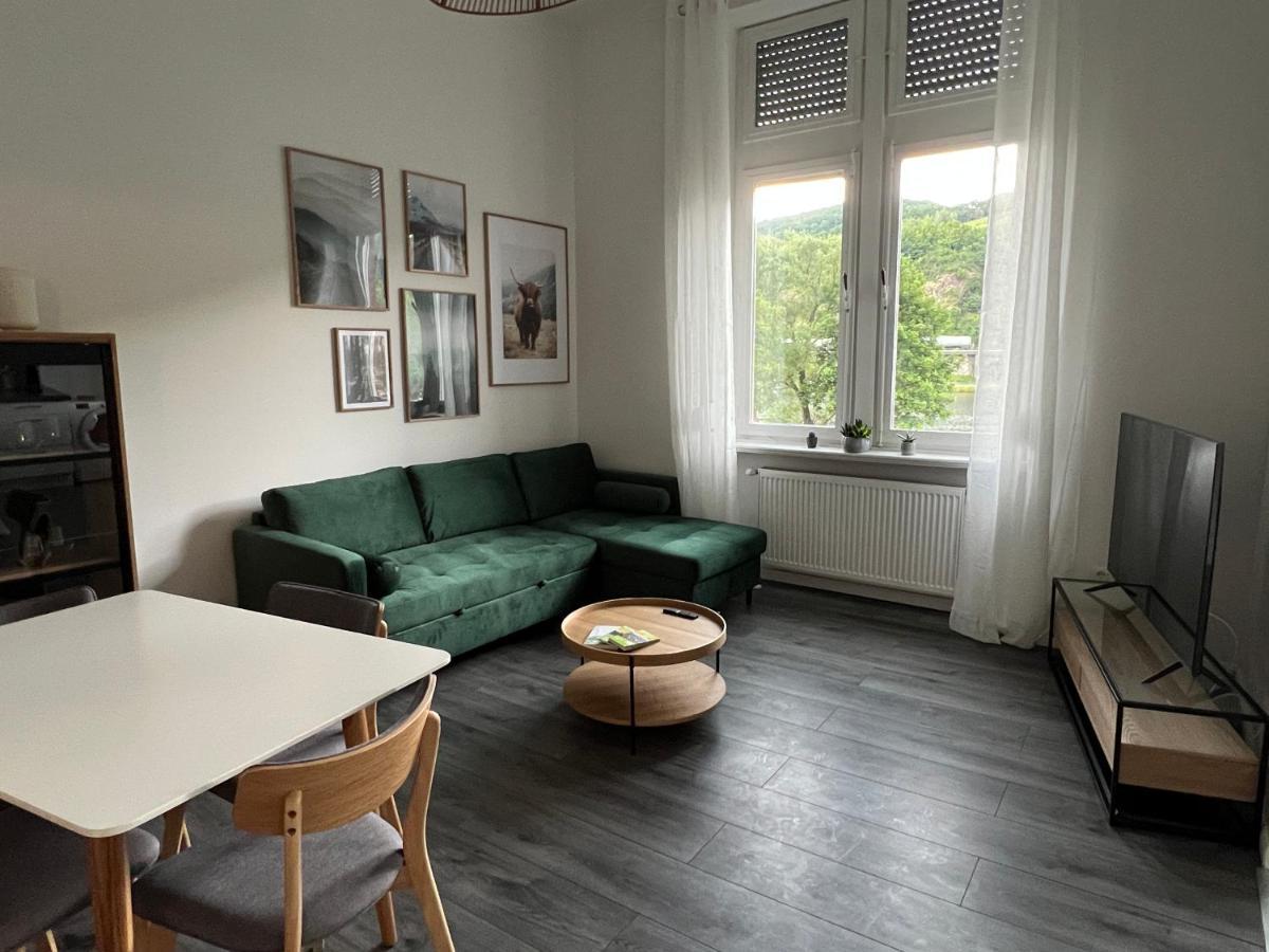 Appartement Direkter Moselblick I Altbau I 4 Personen I Terrasse à Sankt Aldegund Extérieur photo